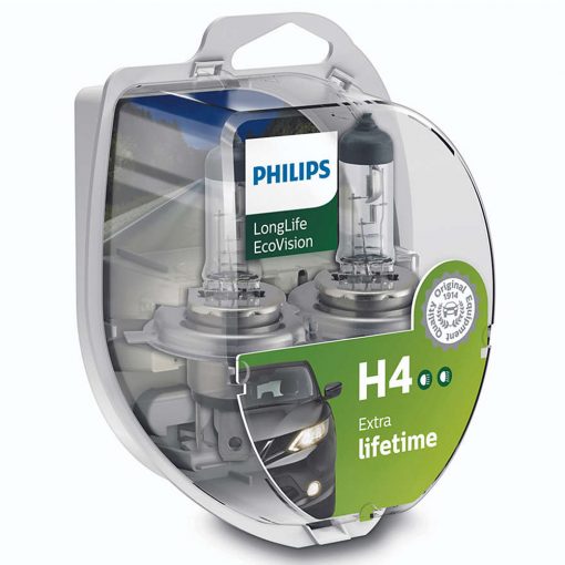 Philips LongLife EcoVision H4 12V 60/55W 2ks/balenie