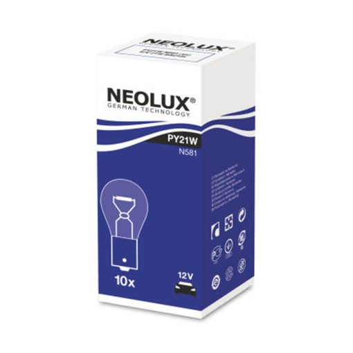 Neolux žiarovka 12V PY21W BAU15s N581