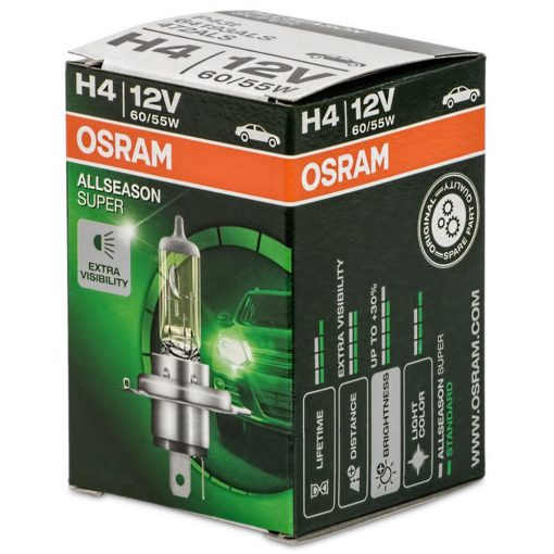OSRAM ALLSEASON SUPER 64193ALS H4 12V 55/60W +30% - 1KS