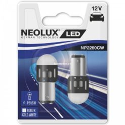 NEOLUX LED P215W 12V 1.2W NP2260CW DUOBLISTER 6000K JASNÁ BIELA