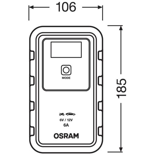 OSRAM 906 AUTOMATICKÁ NABÍJAČKA BATÉRIÍ 6V/12V 6A START/STOP - Image 15