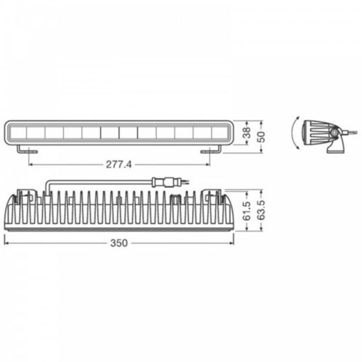 OSRAM LEDRIVING LIGTHBAR SX300-SP LEDDL106-SP 12/24V 29W LED PRACOVNÉ SVETLO - Image 7